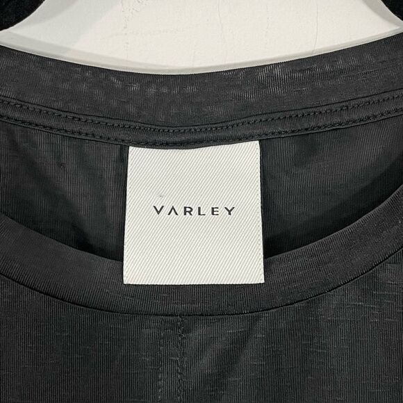 Varley Mariposa Tissue Jersey Tank Black Size SMALL - Picture 6 of 12